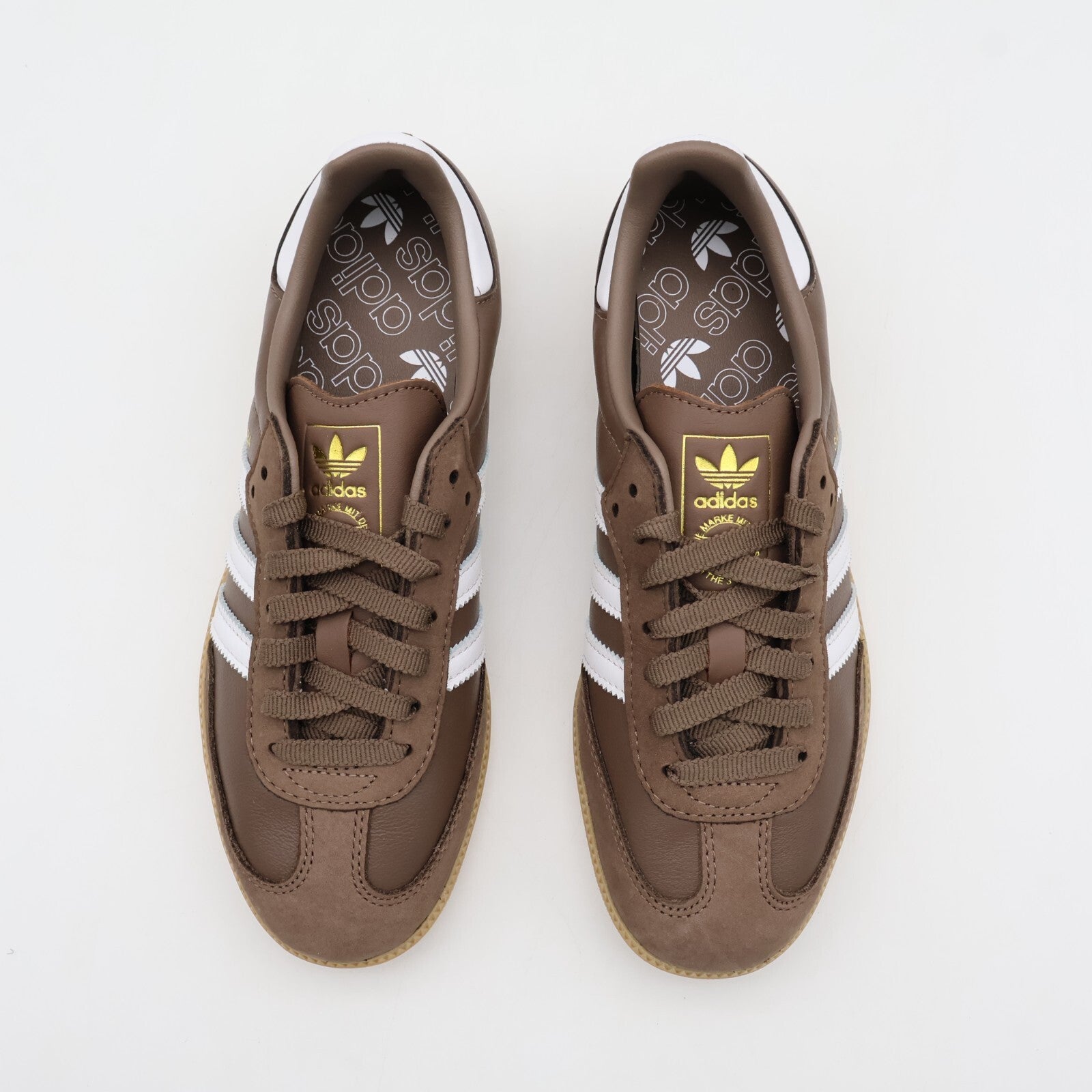 IE6522 adidas Originals Samba OG Earth Strata Footwear White Gold (Women's)