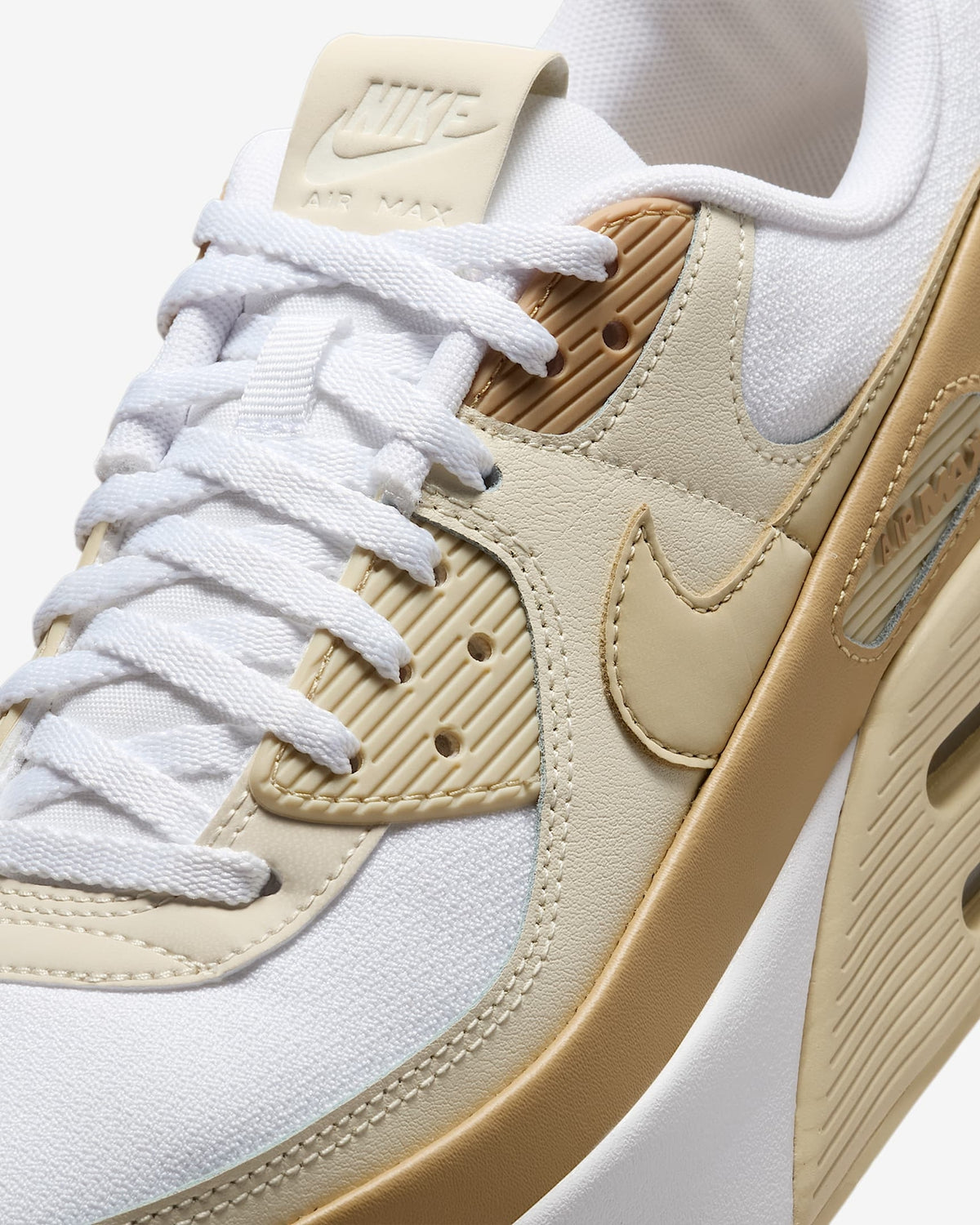 FD4328-112 Nike Max 90 LV8 White Club Gold Coconut Milk Team Gold (Women's)