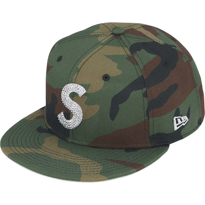 Supreme Swarovski S Logo New Era Camo
