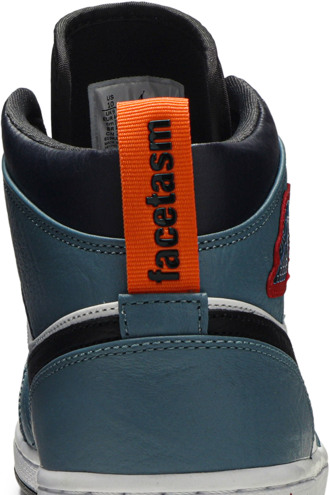 CU2802-100 FACETASM Ã Nike Air Jordan 1 Mid "White/Navy" (Men's)