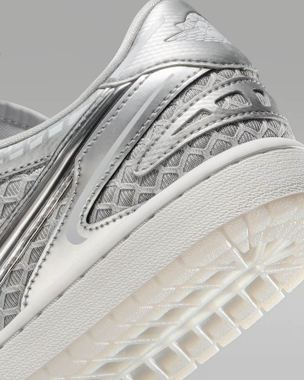 HQ2186-002 Nike Air Jordan 1 Low Method of Make Neutral Grey White Pewt(Women's)