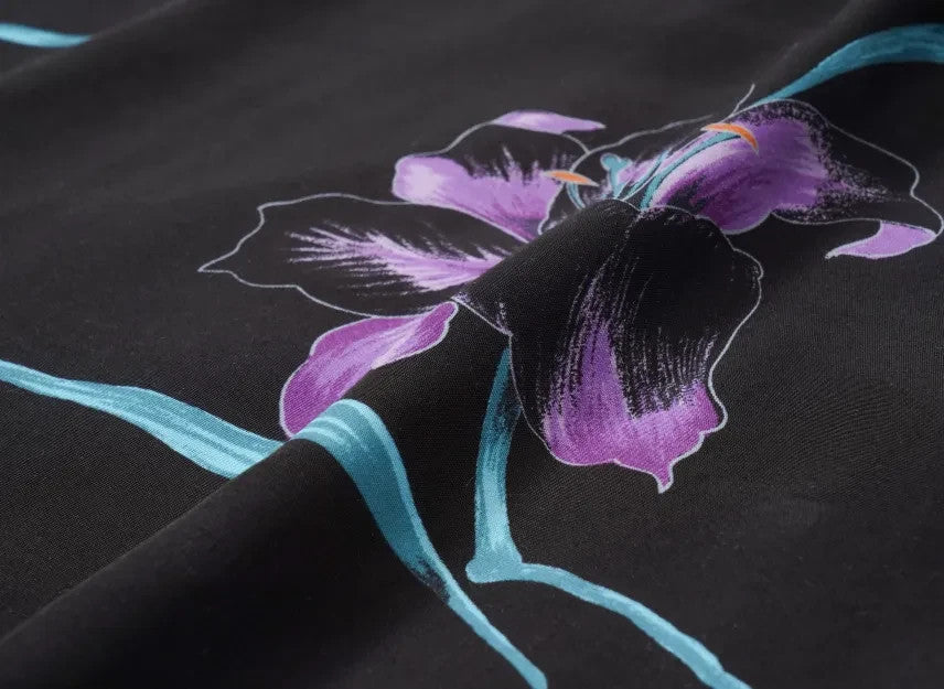 Supreme AOI Lilies S/S Shirt "Black"