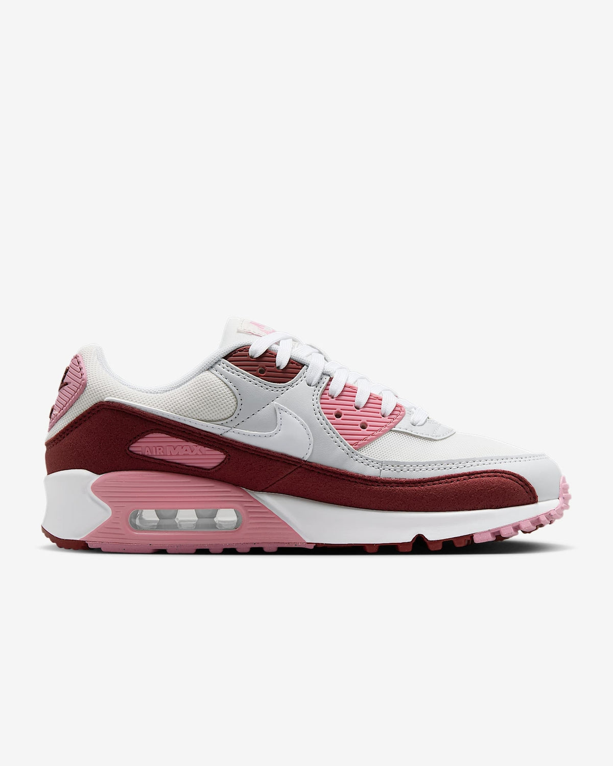 HM9451-600 Nike Air Max 90 SE Dark Team Red Platinum Tint Pure Platinum (Women's