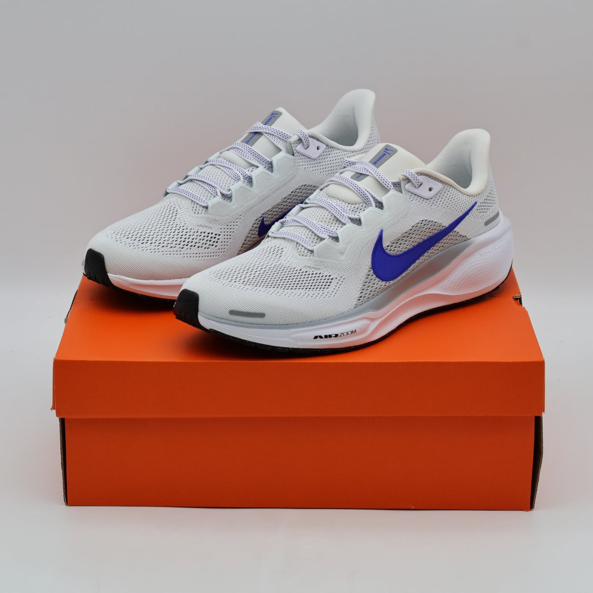 FD2722-110 Nike Pegasus 41 White Wolf Grey Pure Platinum Racer Blue (Men's)