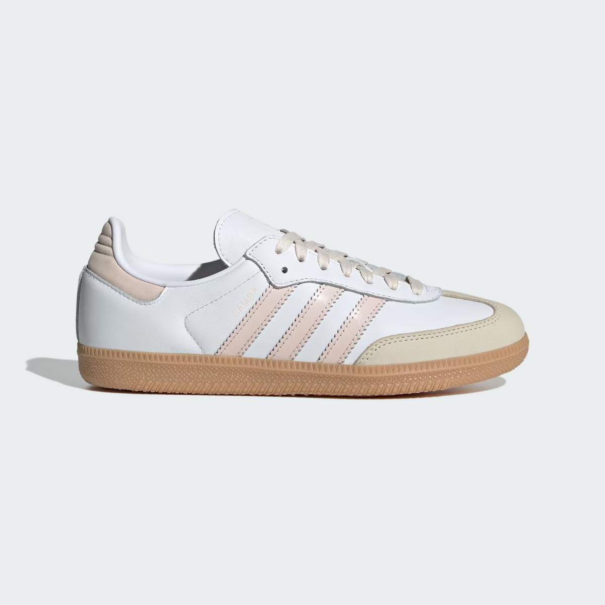JS1351 adidas Samba OG Cloud White/Wonder Quartz/Gum (Women's)