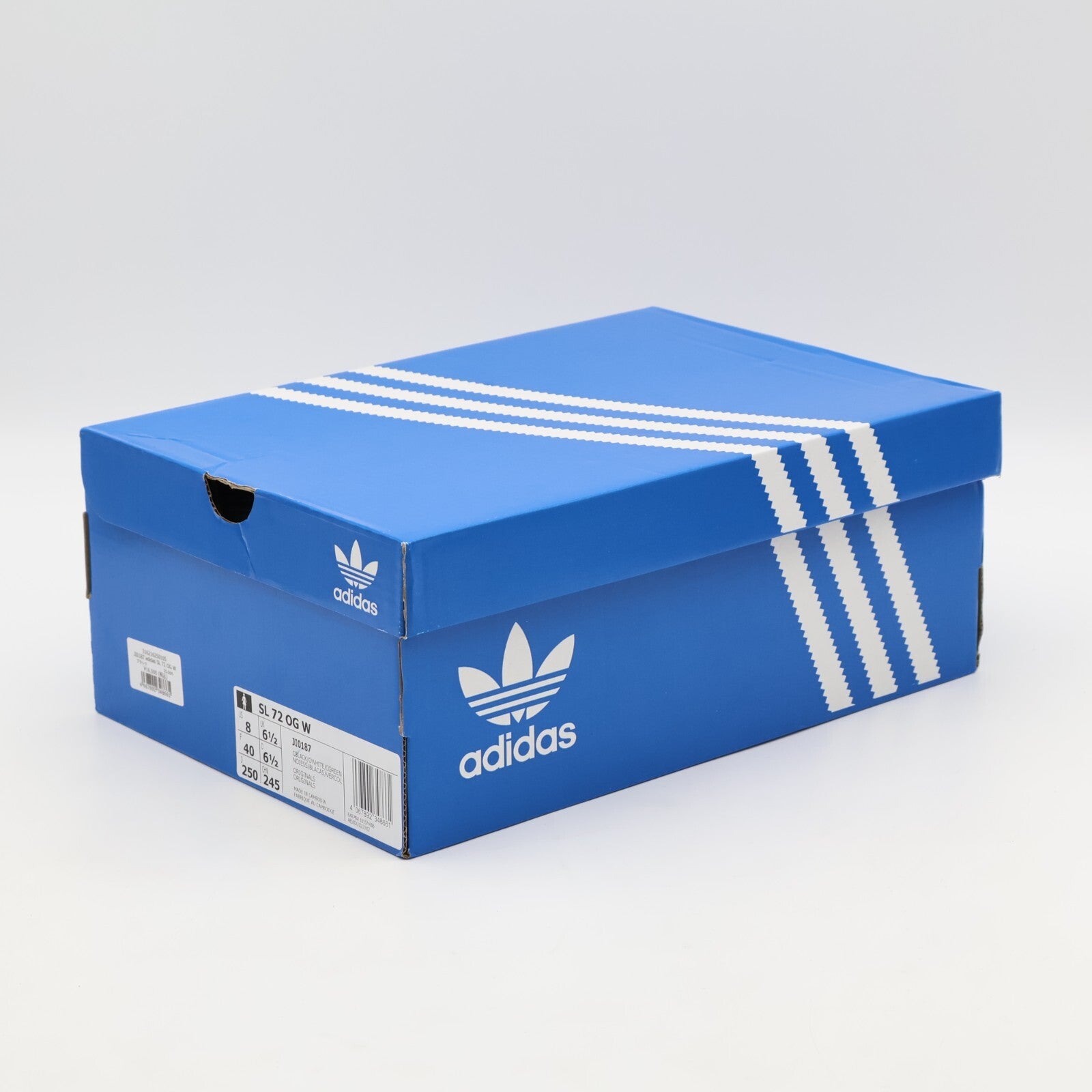 JI0187 adidas Originals SL72 OG Core Black Off White Collegiate Green (Women's)