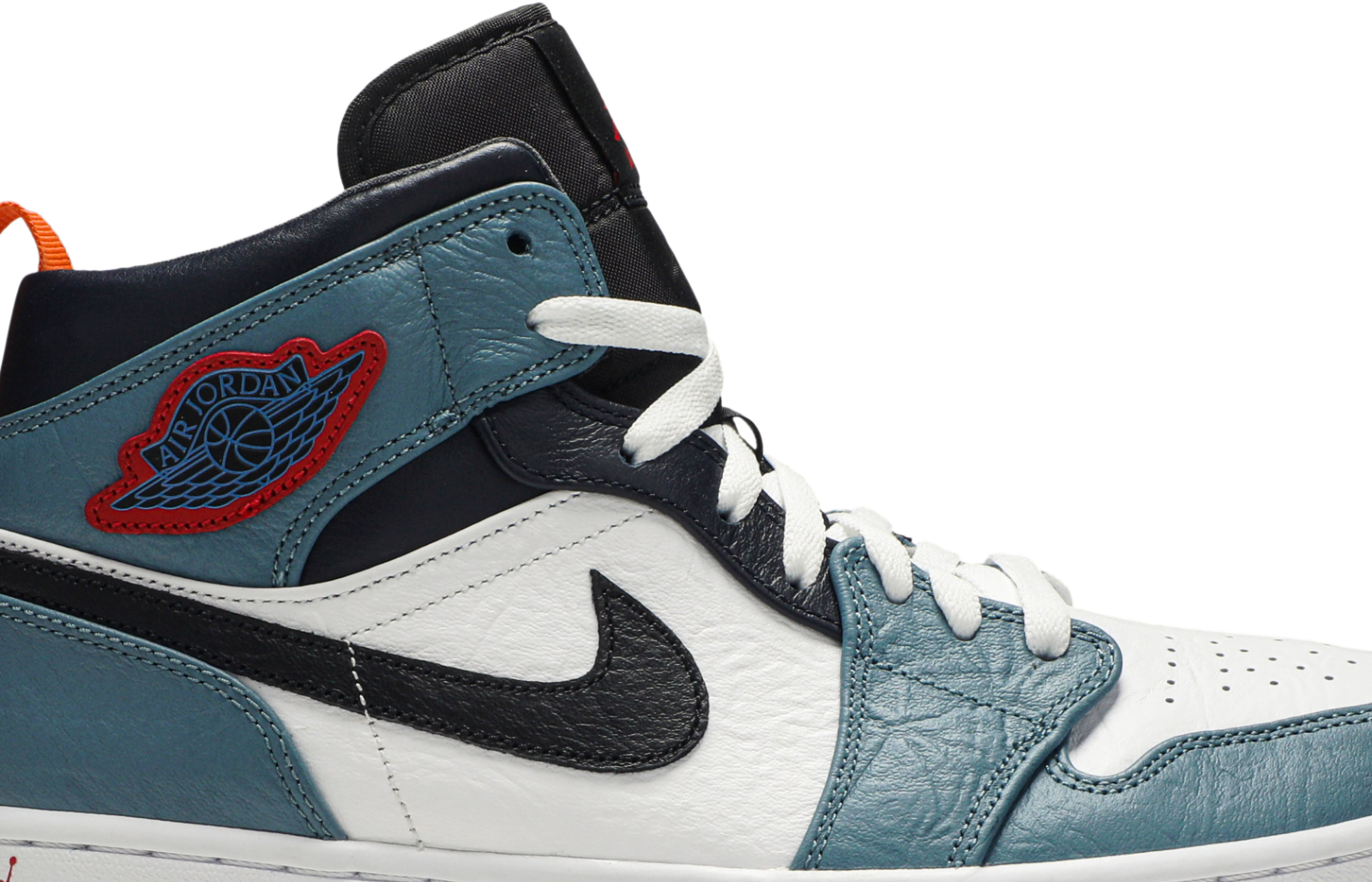 CU2802-100 FACETASM Ã Nike Air Jordan 1 Mid "White/Navy" (Men's)