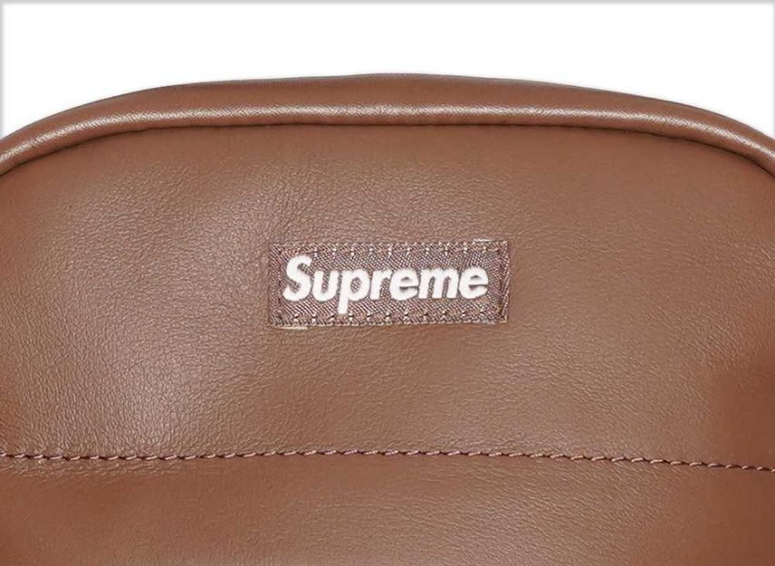 Supreme Leather Shoulder Bag Brown (24FW)