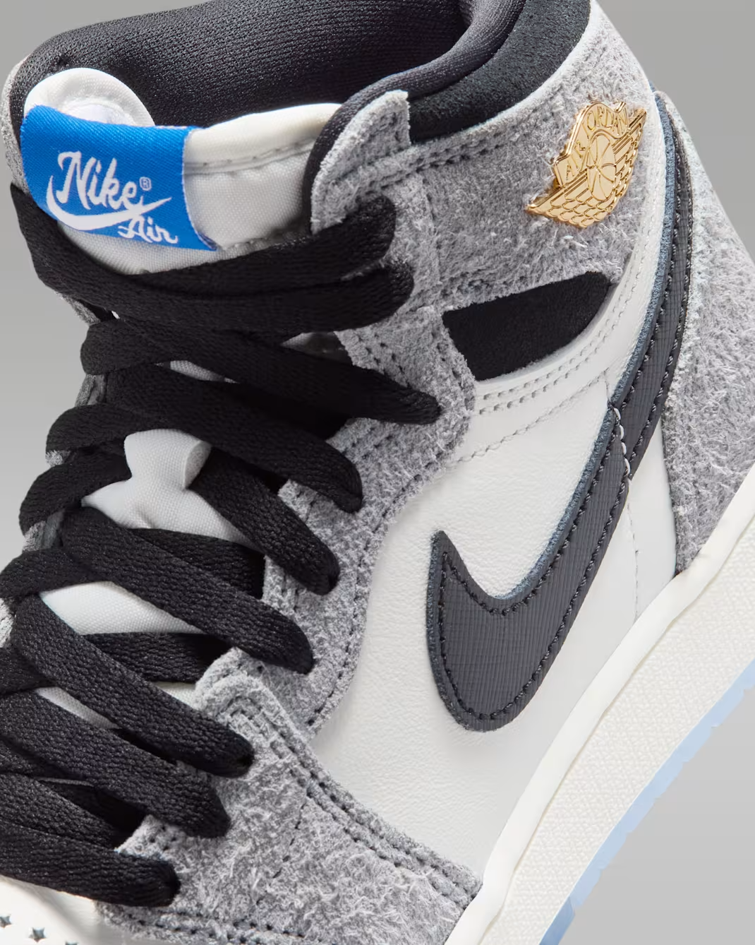 FD1437-003 Nike GS Air Jordan 1 Retro High OG Cool Grey Sail