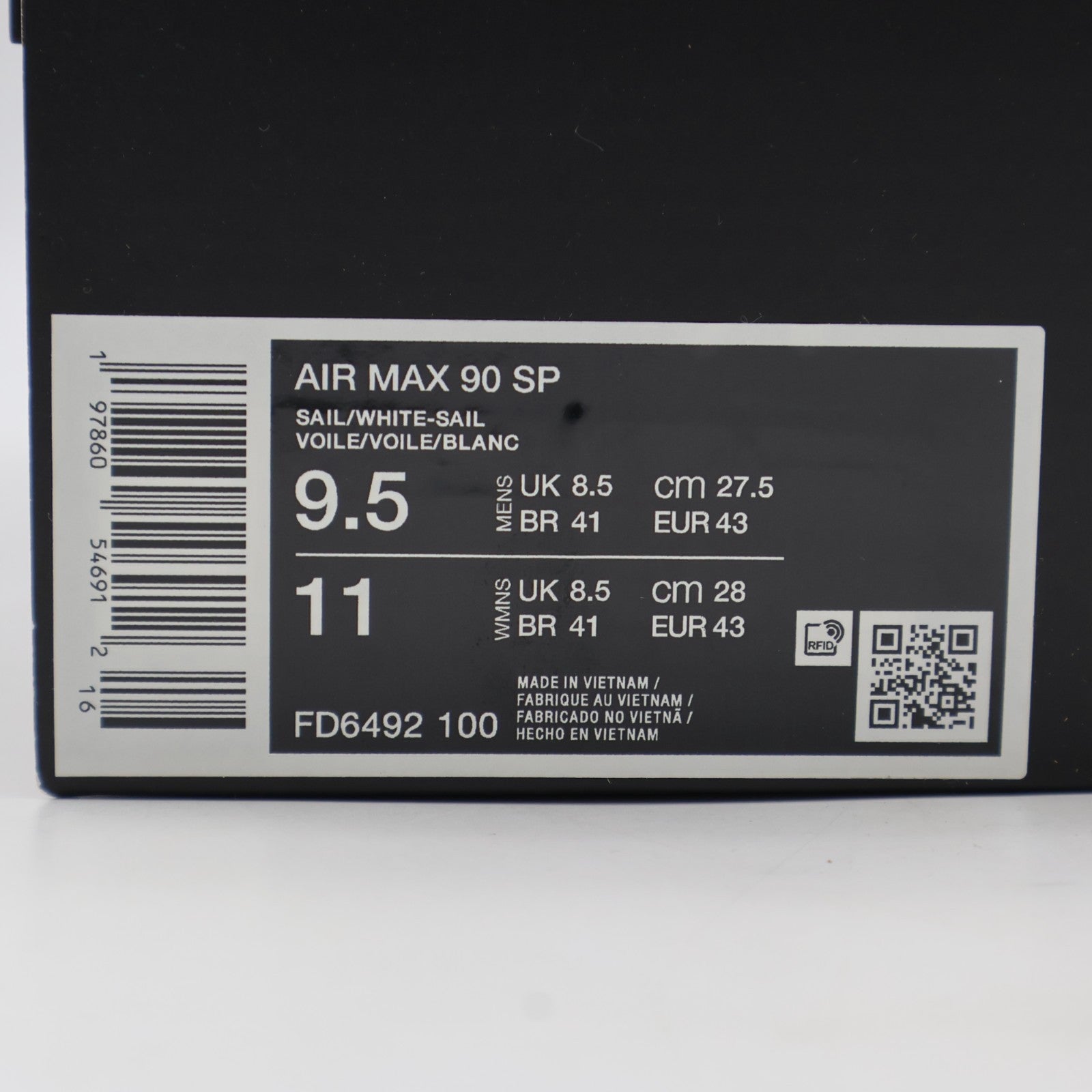 FD6492-100 Slawn Nike Air Max 90 Sail White Sail (Men's)