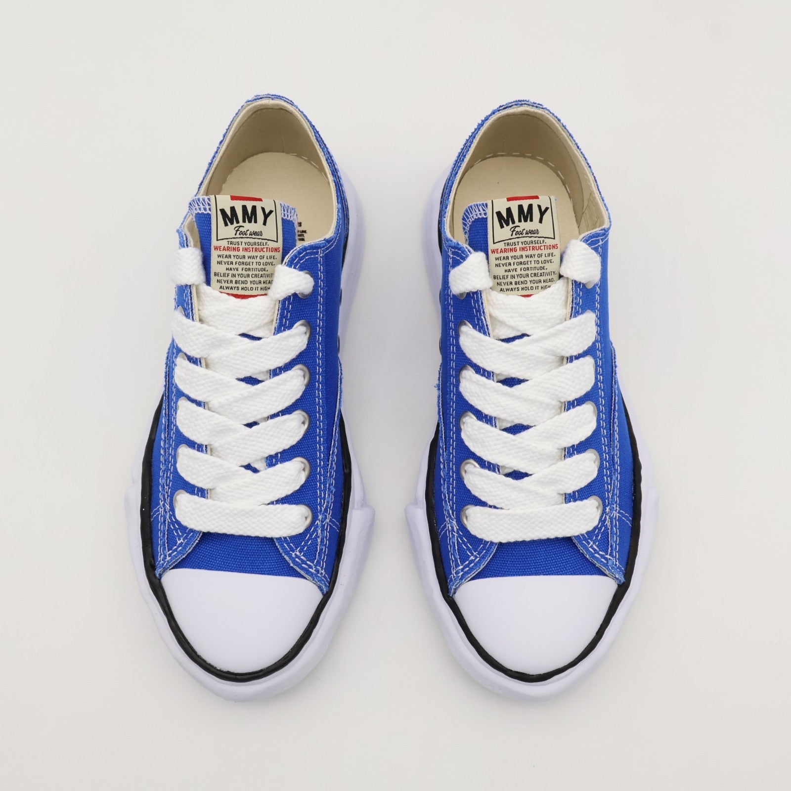 A01FW702-cl.blue Maison MIHARA YASUHIRO PETERSON Original Sole Canvas Low (Men's