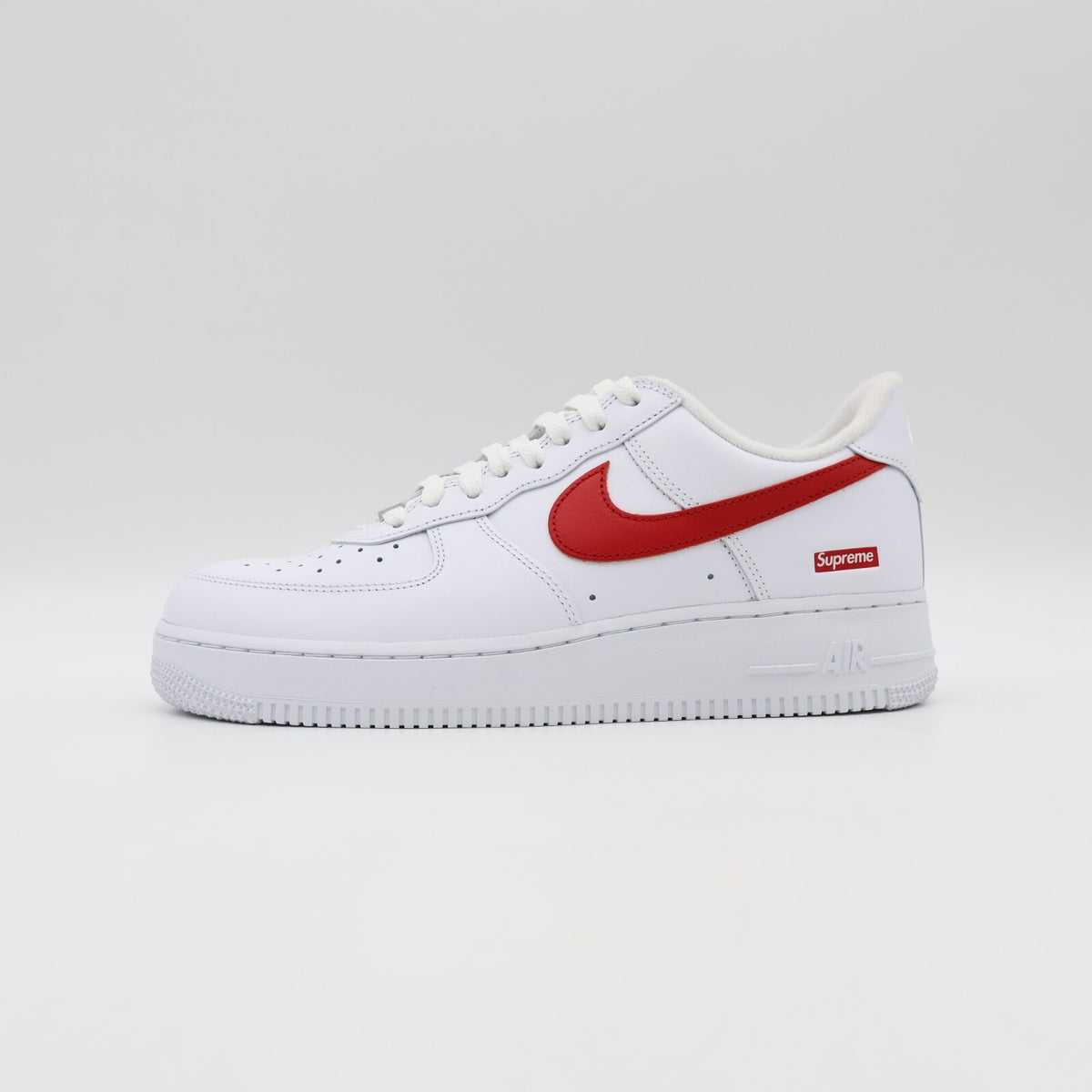 CU9225-101 Supreme Nike Air Force 1 Low China Exclusive White Speed Red (Men's)