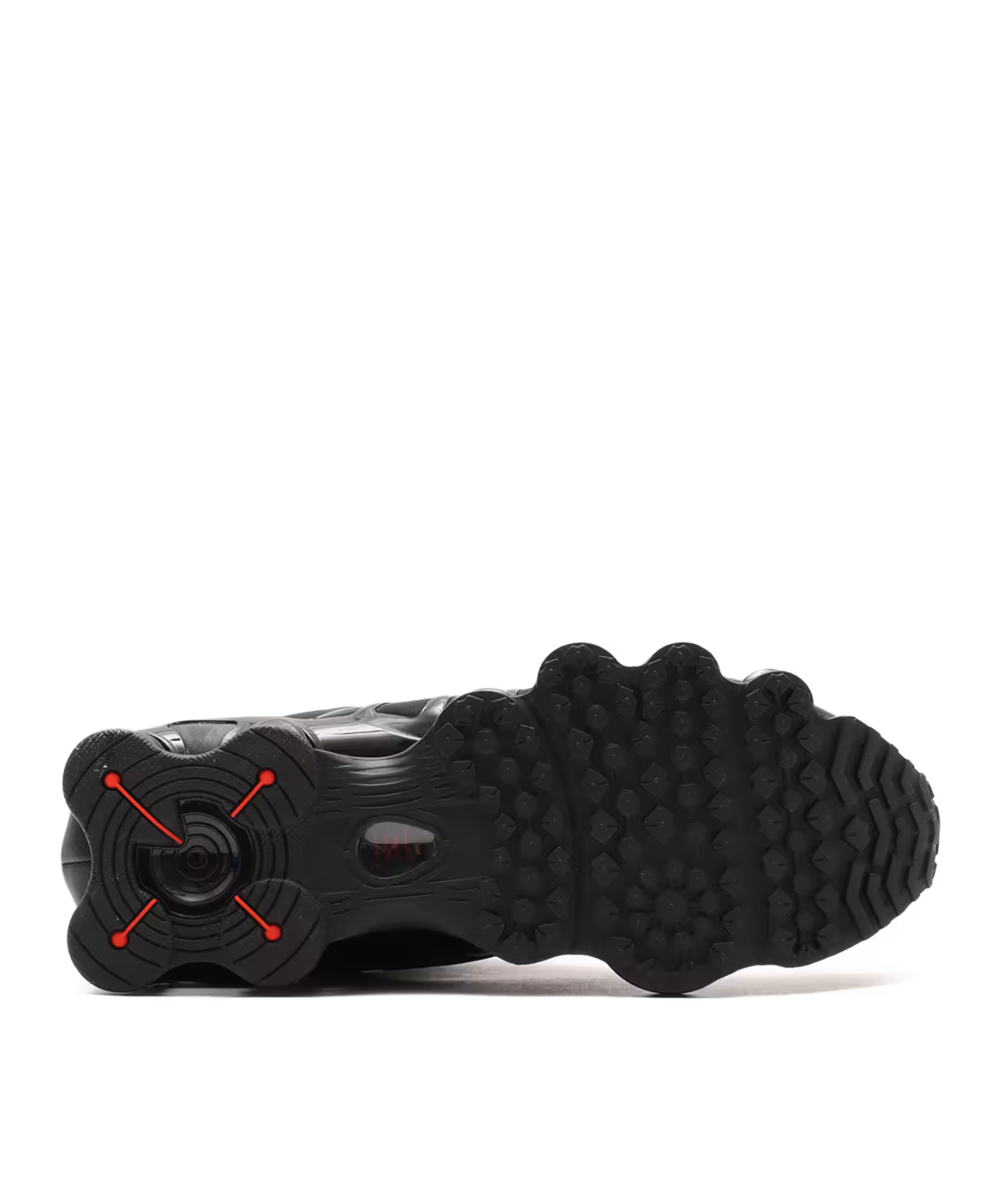 AV3595-002 Nike Shox TL Black Metallic Hematite Max Orange Black (Men's)