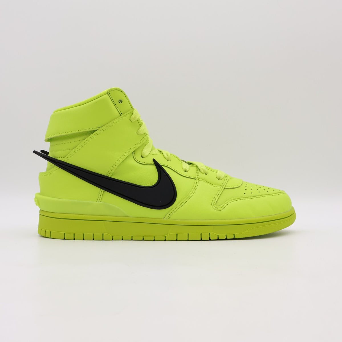 CU7544-300 Nike Dunk High AMBUSH Flash Lime Atmic Green Black (Men's)