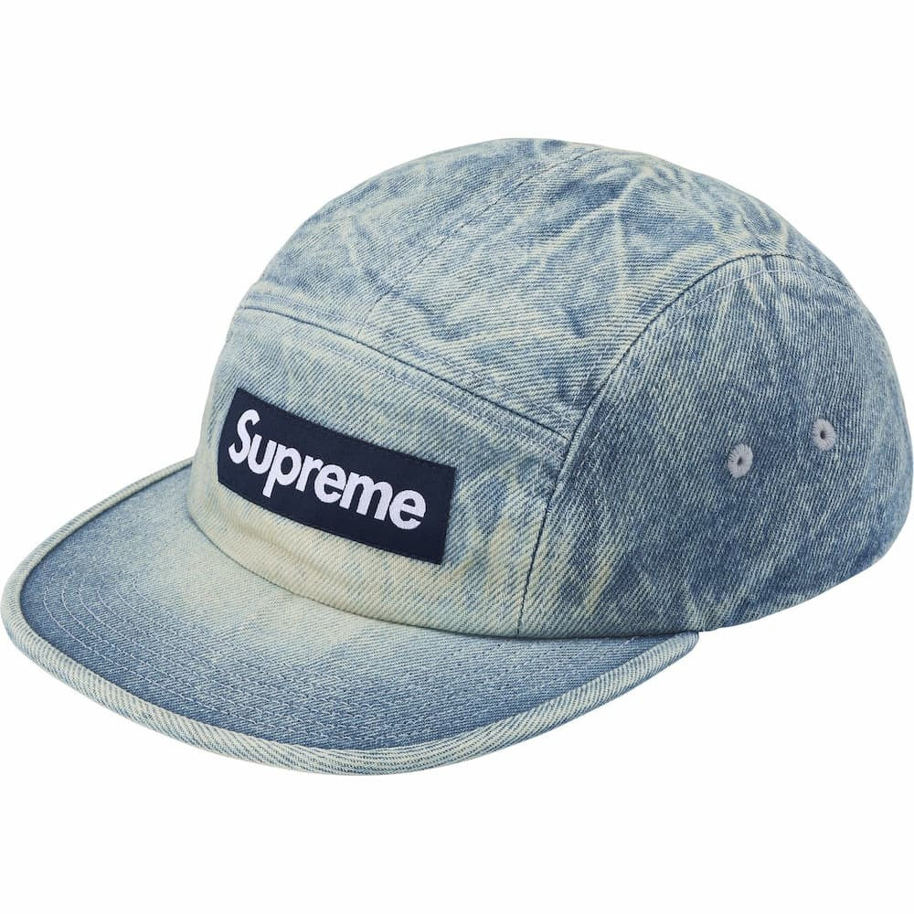 Supreme Washed Chino Twill Camp Cap Denim (26FW)
