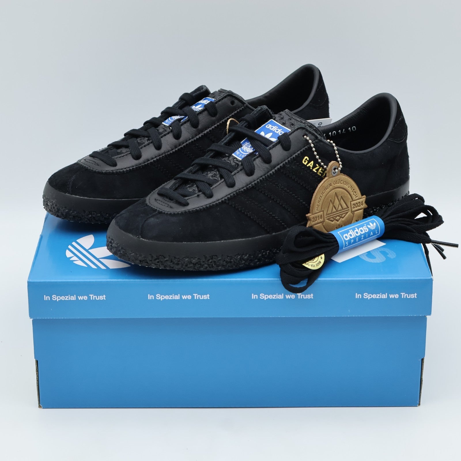 IG8939 adidas Originals Gazelle SPZL Triple Black (Men's)