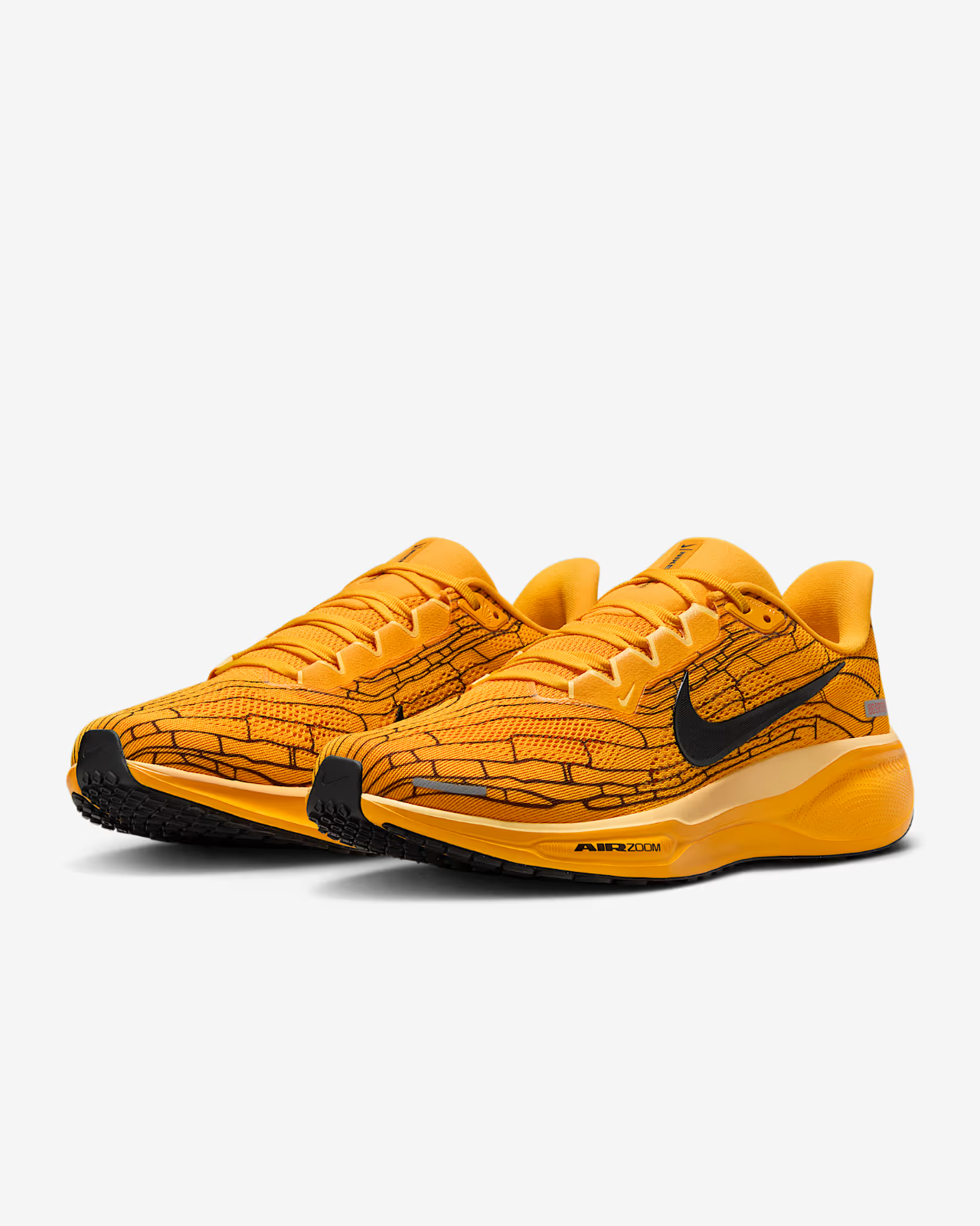 IH3257-700 Nike Zoom Pegasus 41 University Gold Soft Yellow Black (Men's)