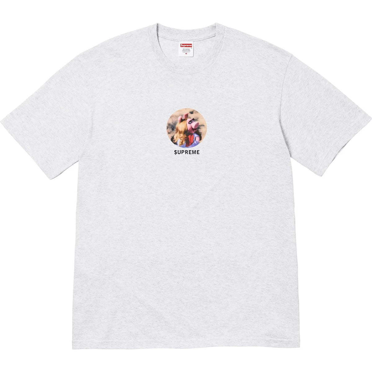 Supreme Miss Piggy Tee Ash Grey