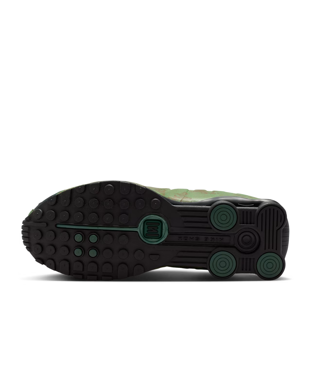 IQ0636-300 Nike Shox R4 Noble Green and Team Kelly Green (Men's)