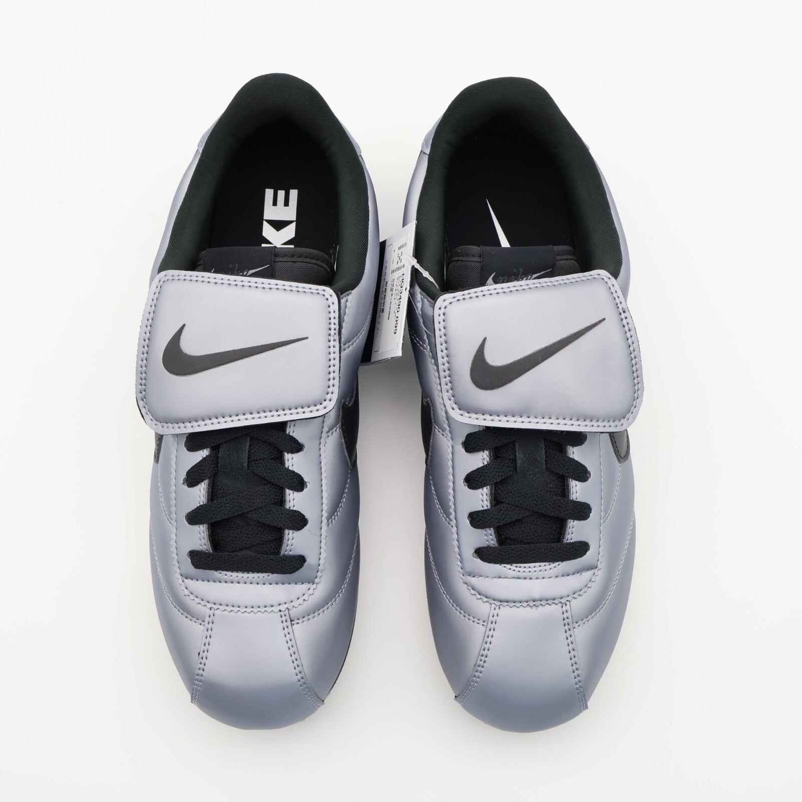 HQ3490-099 Nike Cortez Leather SE Metallic Cool Grey Black Gum Dark Brown (Men's