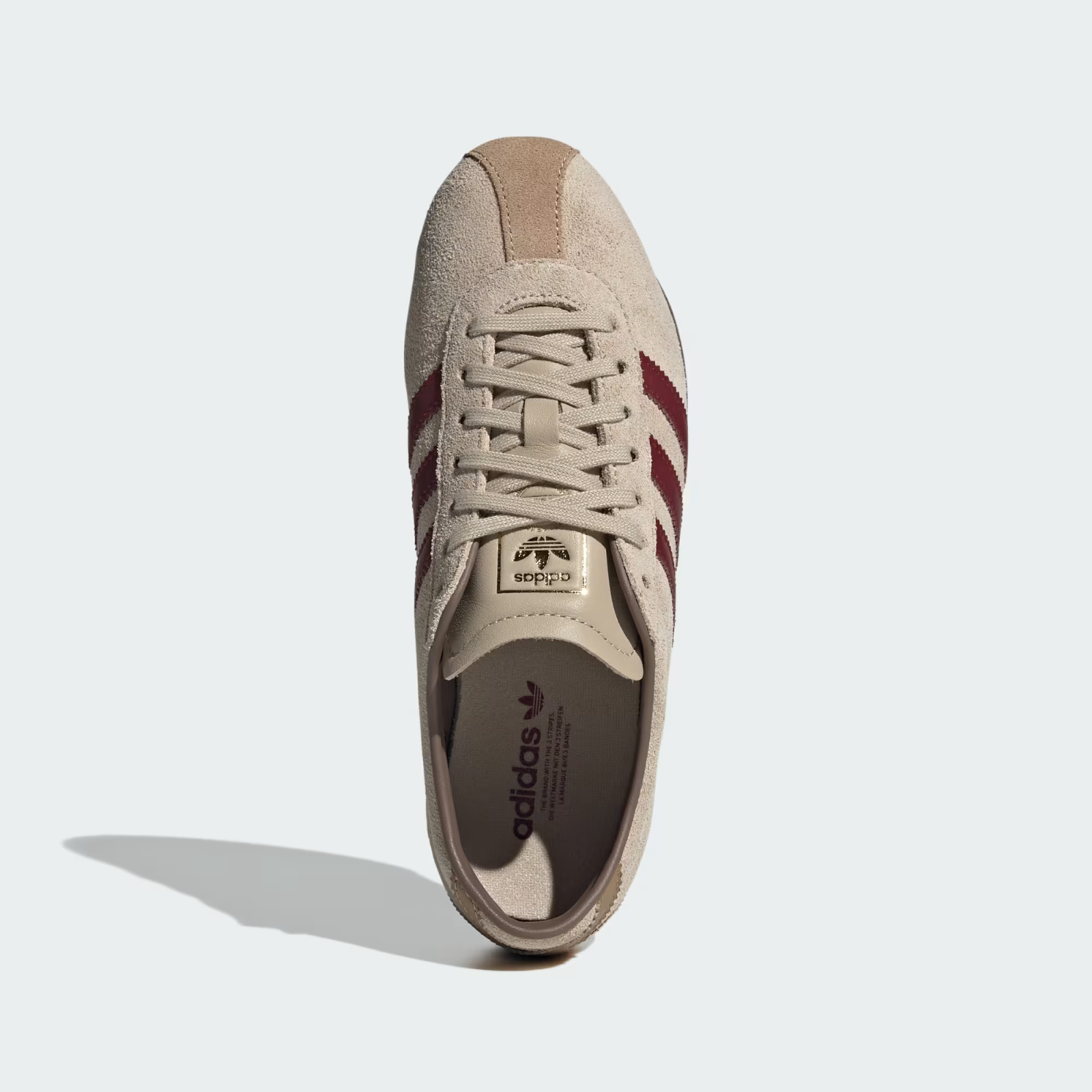 KJ0366 adidas Tokyo Stone Khaki Collegiate Burgundy (Men's)