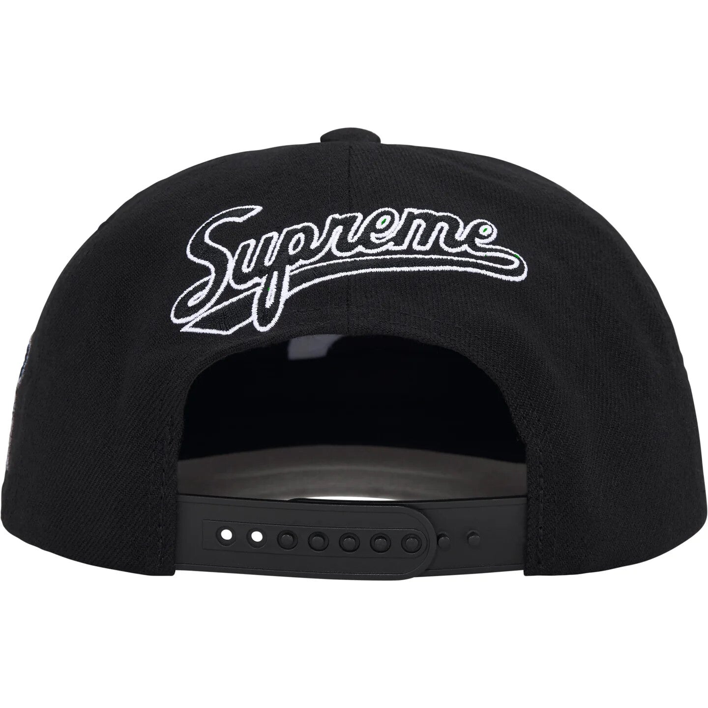 Supreme World Famous S Logo 6-Panel Black