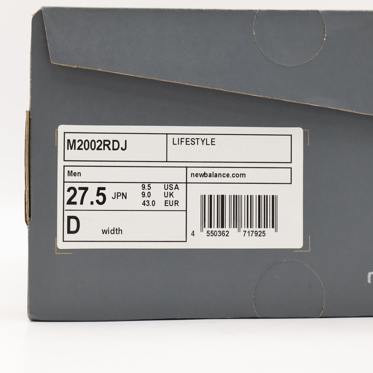 M2002RDJ New Balance 2002R Protection Pack Black Grey