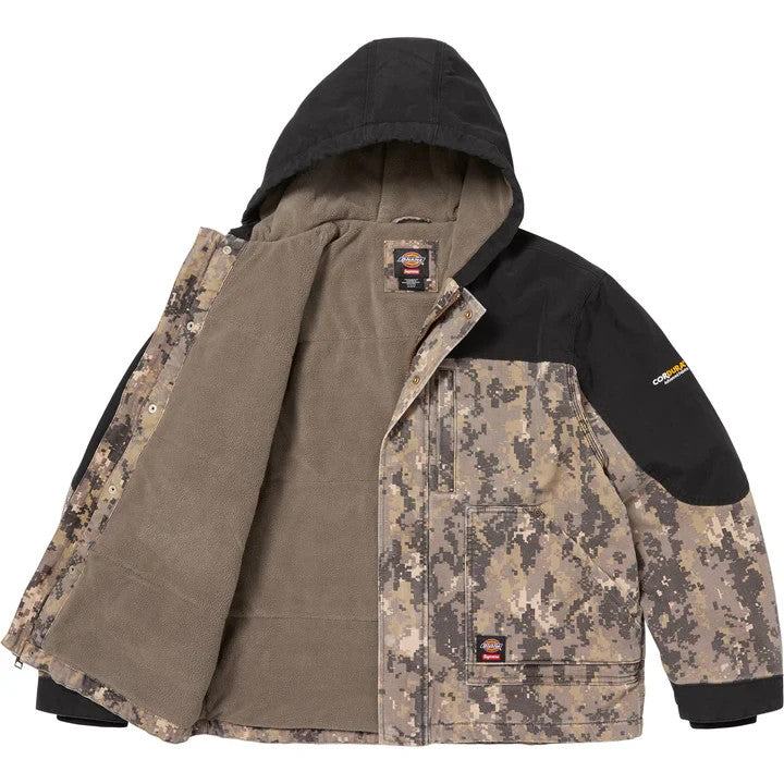 Supreme Dickies Cordura Hooded Work Jacket Digi Camo