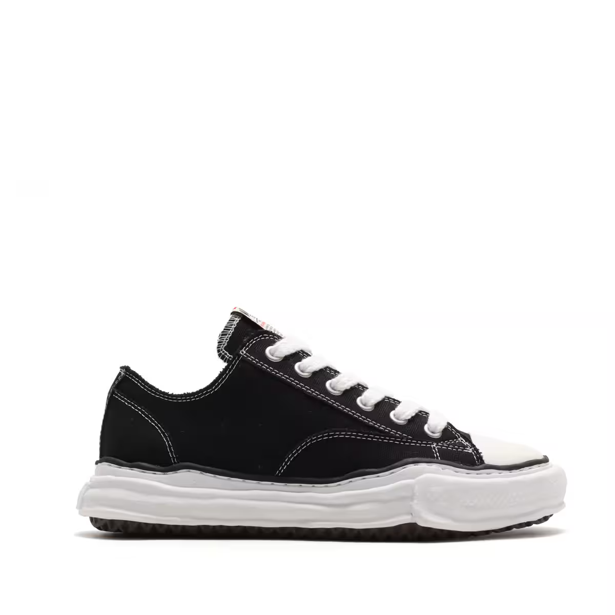 A01FW702-black Maison MIHARA YASUHIRO PETERSON Original Sole Canvas Low (Men's)