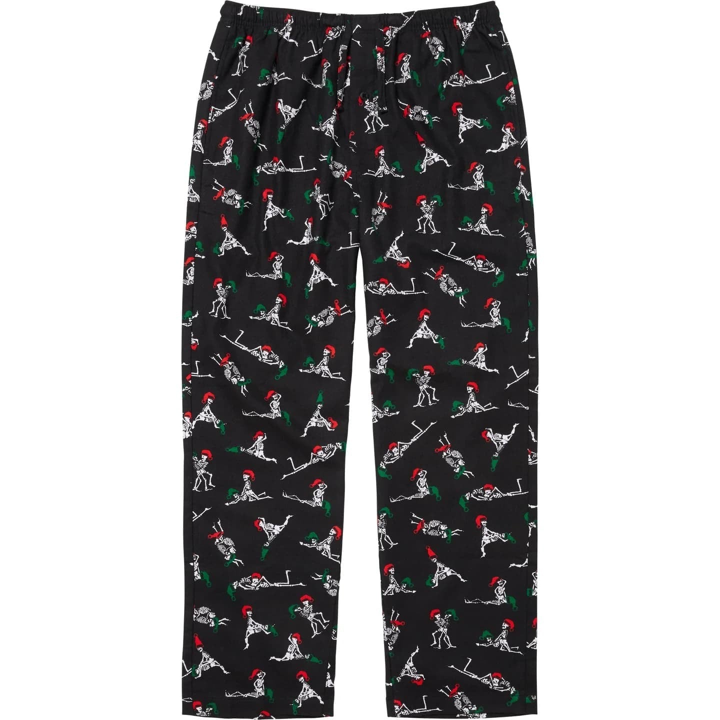 Supreme Hanes Holiday Pajama Set Black