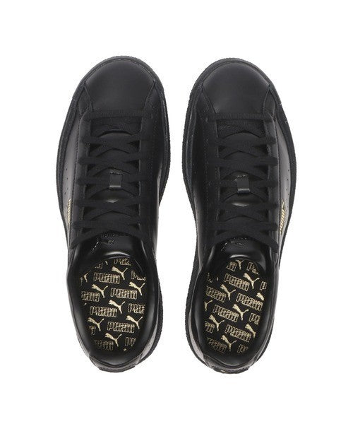 405348-02 Puma Court PUMA Black PUMA Gold (Men's)
