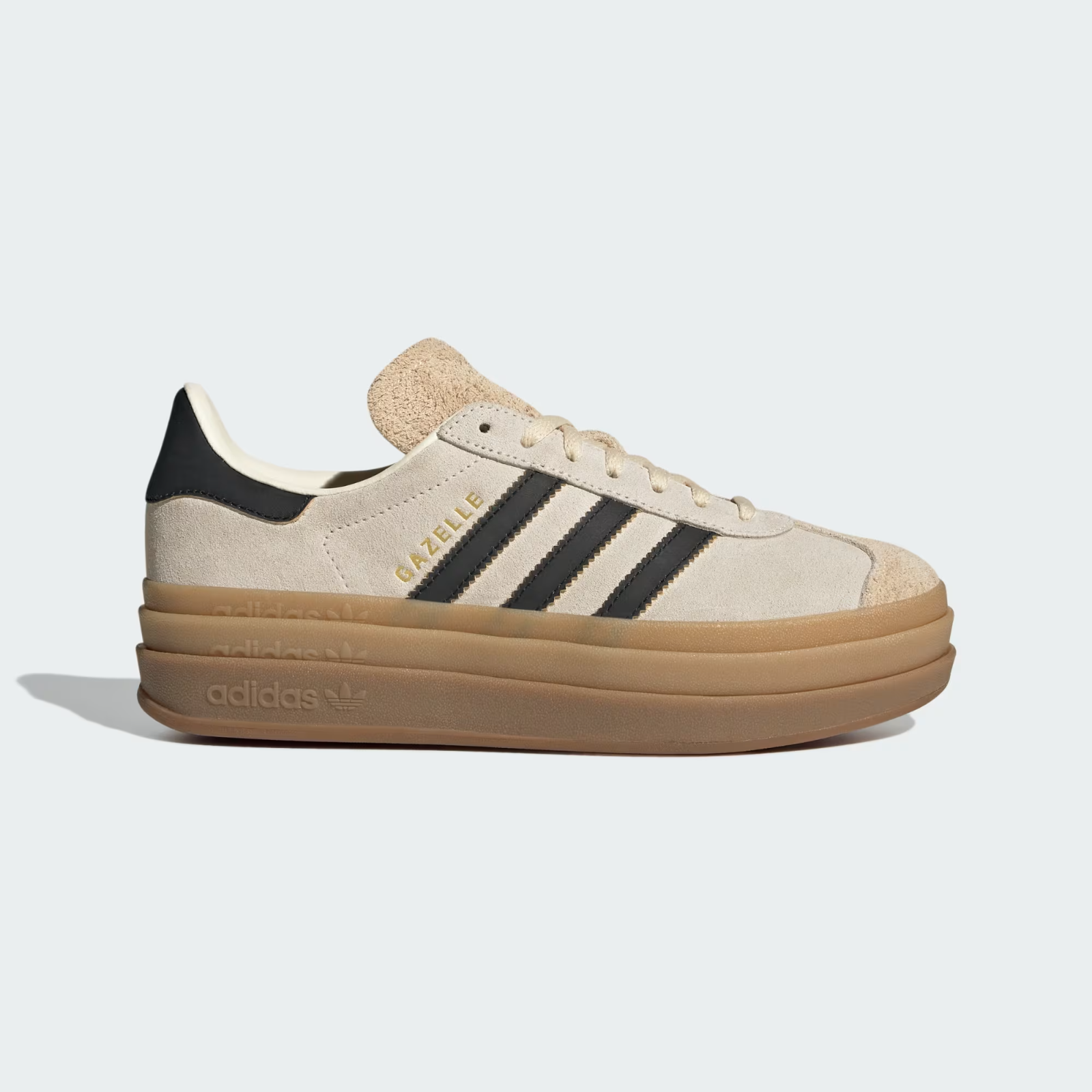 JS3892 adidas Originals  Gazelle Bold Cream White Core Black (Women's)