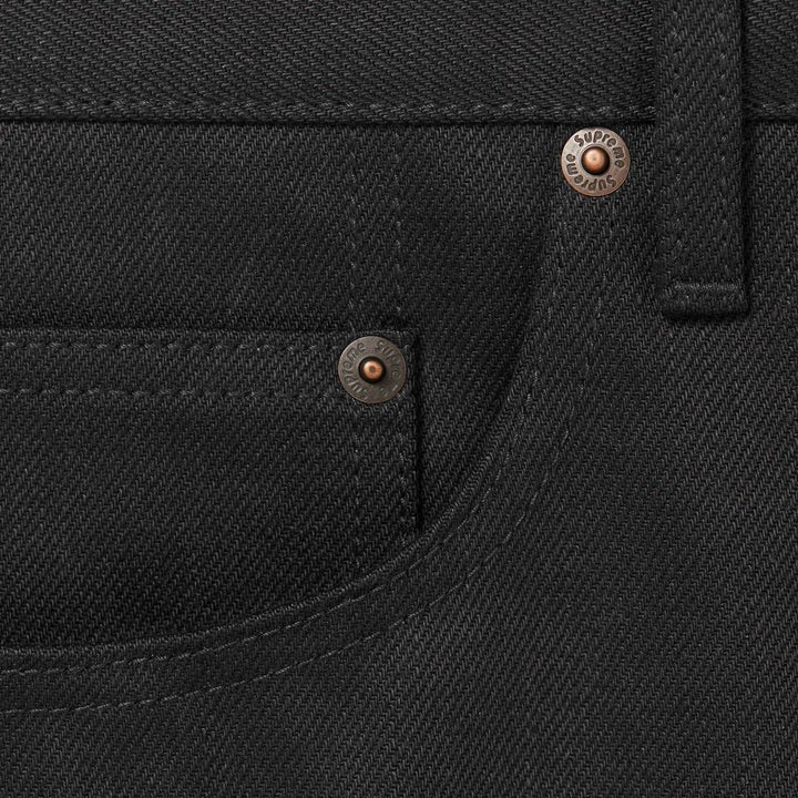 Supreme Rigid Loose Fit Selvedge Jean (25FW) Rigid Black
