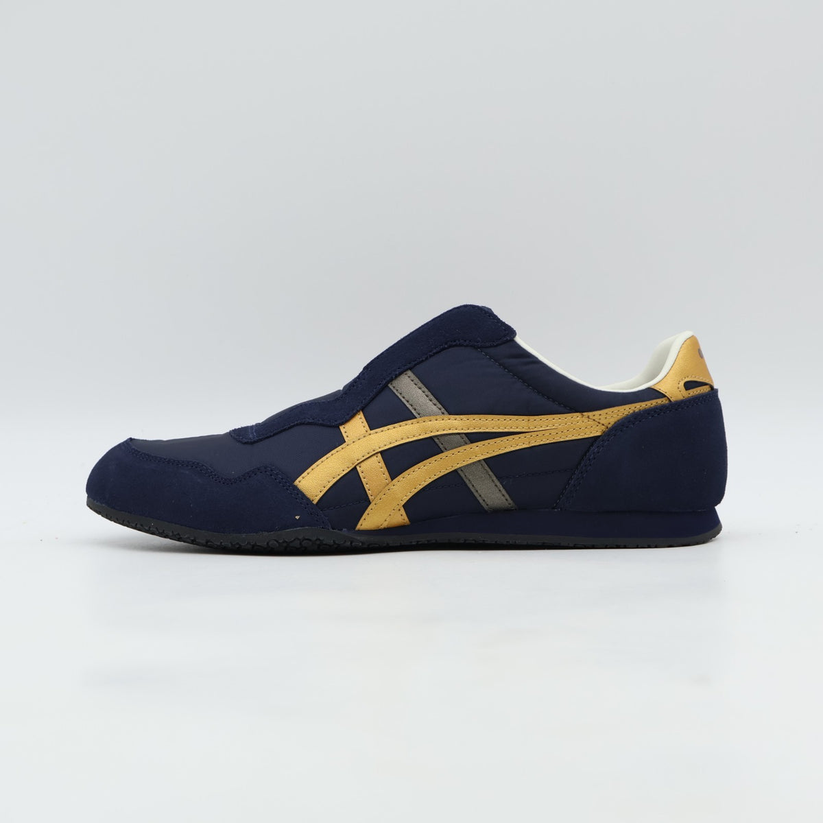 1183C615-400 Onitsuka Tiger Serrano Slip-On Midnight/Pure Gold (Men's)