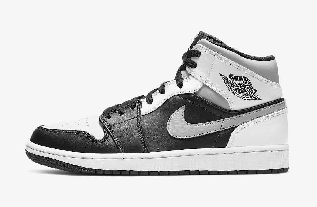 554724-073 Nike Air Jordan 1 Mid "White Shadow" (Men's)