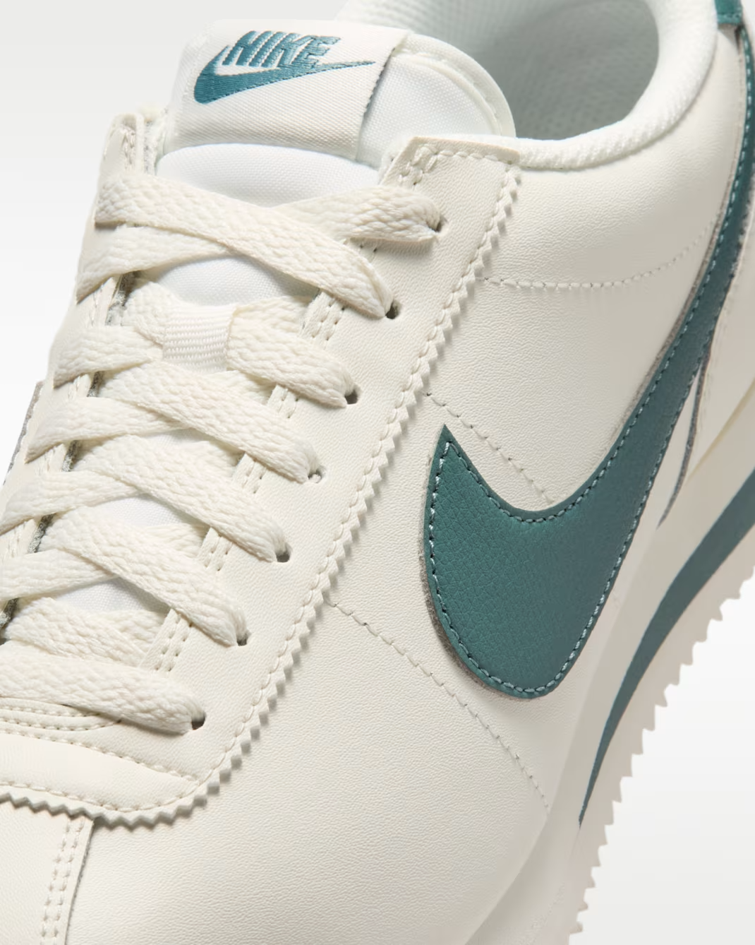 DN1791-118 Nike Cortez Leather Sail Mineral Slate (Women's)