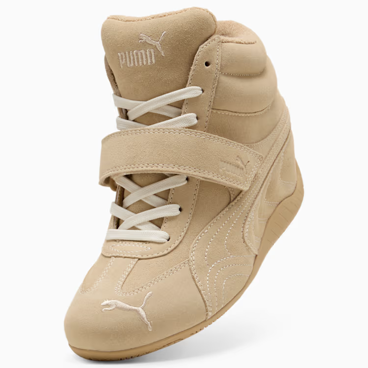 408118-01 Puma Speedcat Wedge Sand Dune Alpine Snow (Women's)