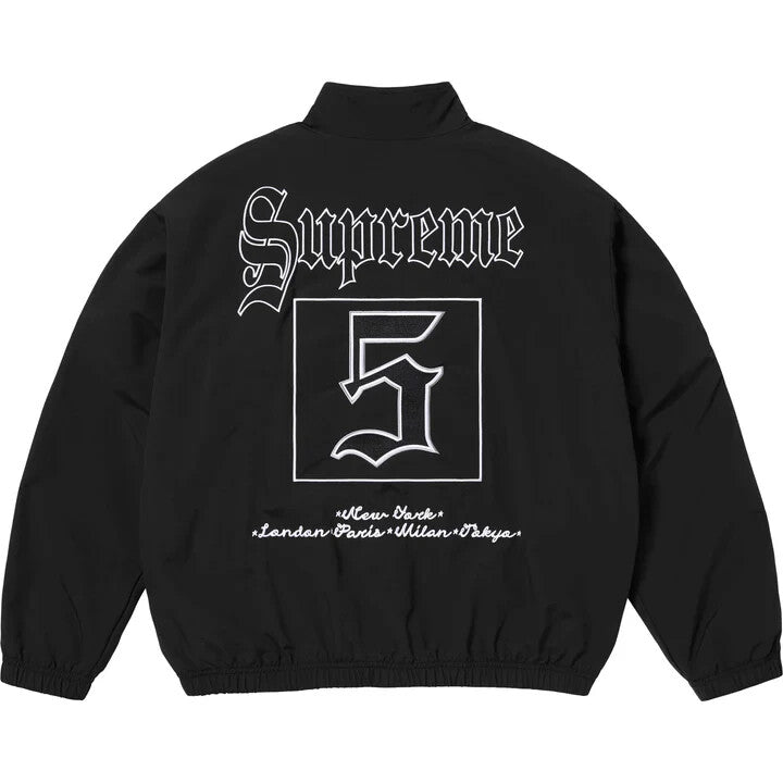 Supreme Old English Track Jacket Black