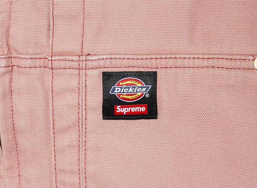 Supreme Dickies Hooded Work Jacket Dusty Pink