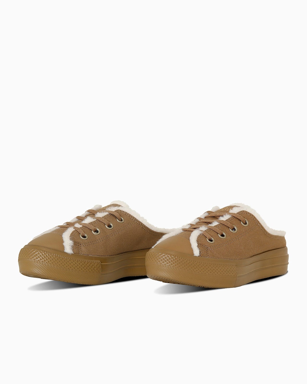 31313420 Converse Women's All Star Light PLTS Boa Mule OX Tobacco Brown (Women's