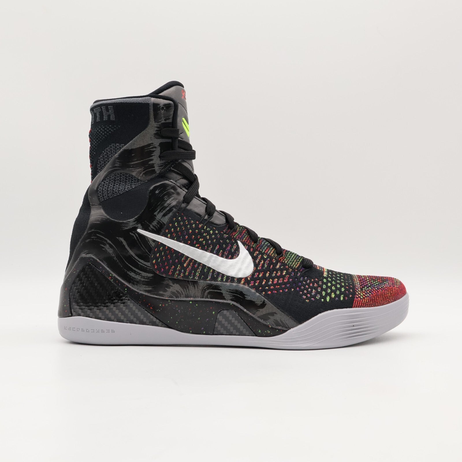 FZ7335-001 Nike Kobe 9 Elite Black and Metallic Silver (Men's)