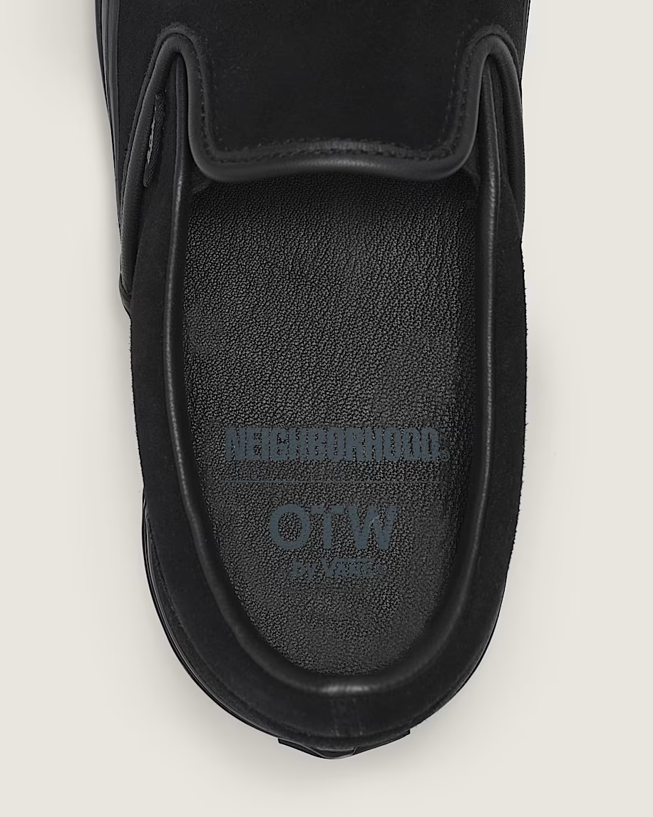 SNDN-SNKR-10282 NEIGHBORHOOD Ã OTW by Vans Classic Slip-On 98 Black (Men's)
