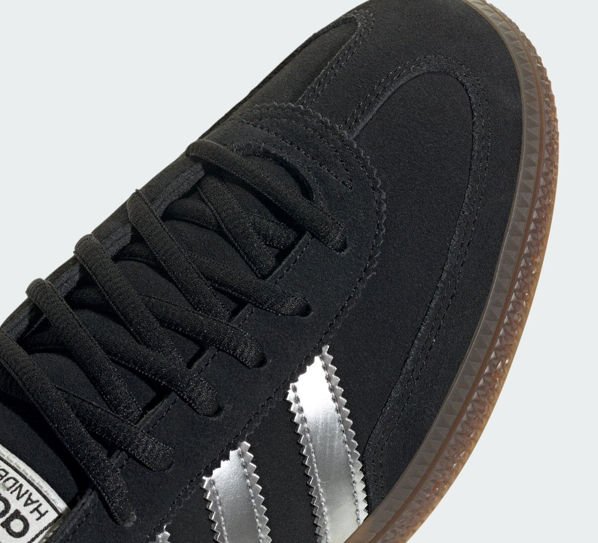 JP5356 adidas Originals Handball Spezial Core Black Silver Metallic Gum5 (Men's)