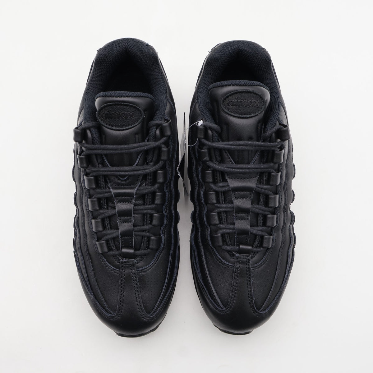 IM0696-001 Nike Air Max 95 Leather Big Bubble QS Triple Black (Men's)