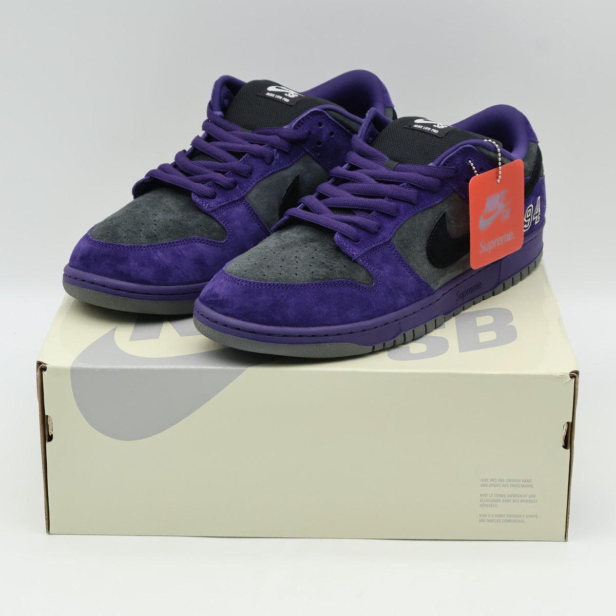 HQ8487-500 Supreme Nike SB Dunk Low Ink (Europe and the UK Exclusive) (Men's)