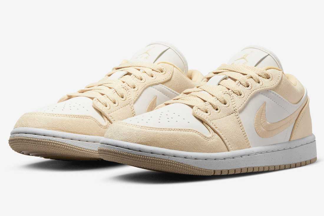FN3722-701 Nike Air Jordan 1 Low SE Team Gold (Women's)