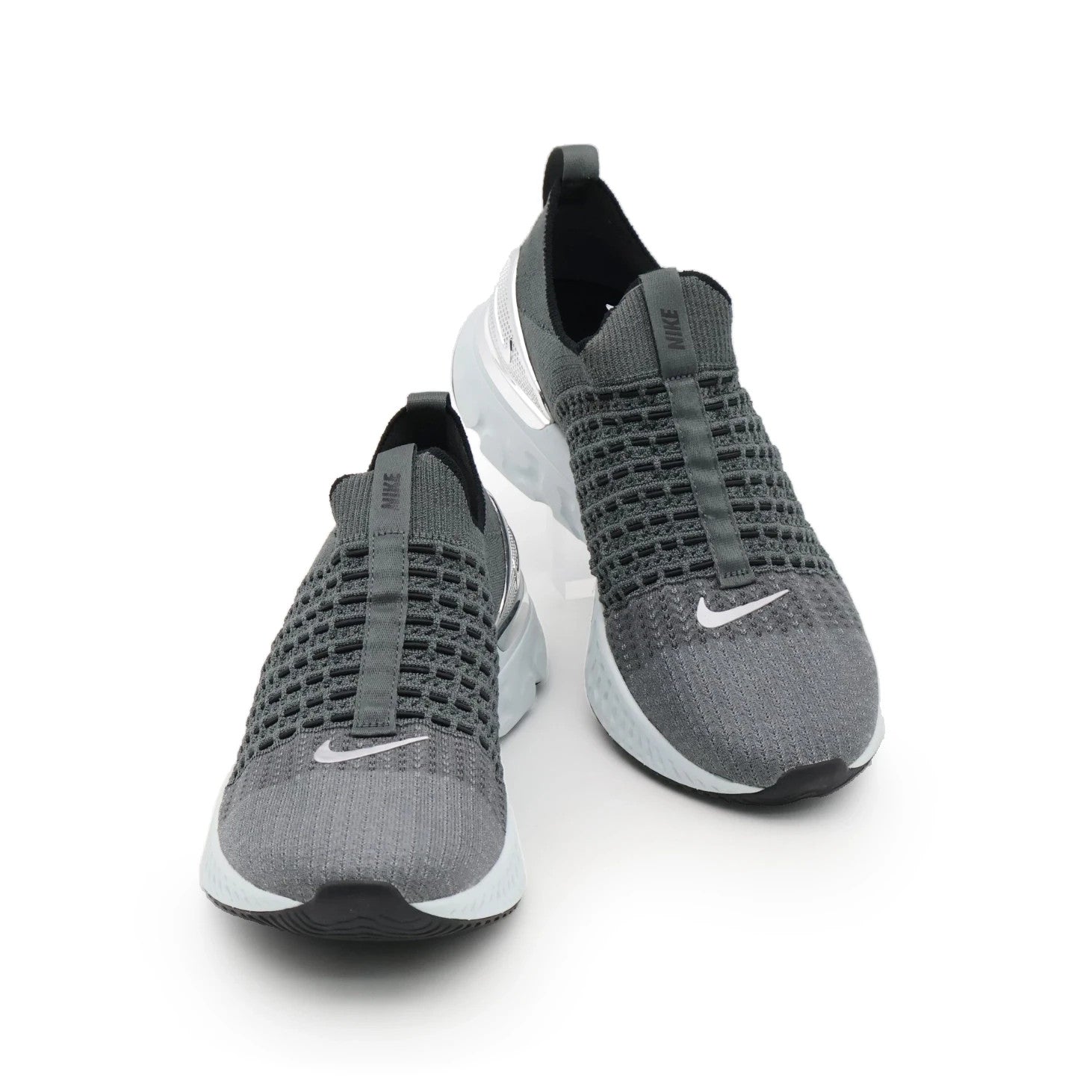CJ0277-006 Nike REACT PHANTOM RUN FK 2 IRON GREY METALLIC SILVER BLACK (Men's)