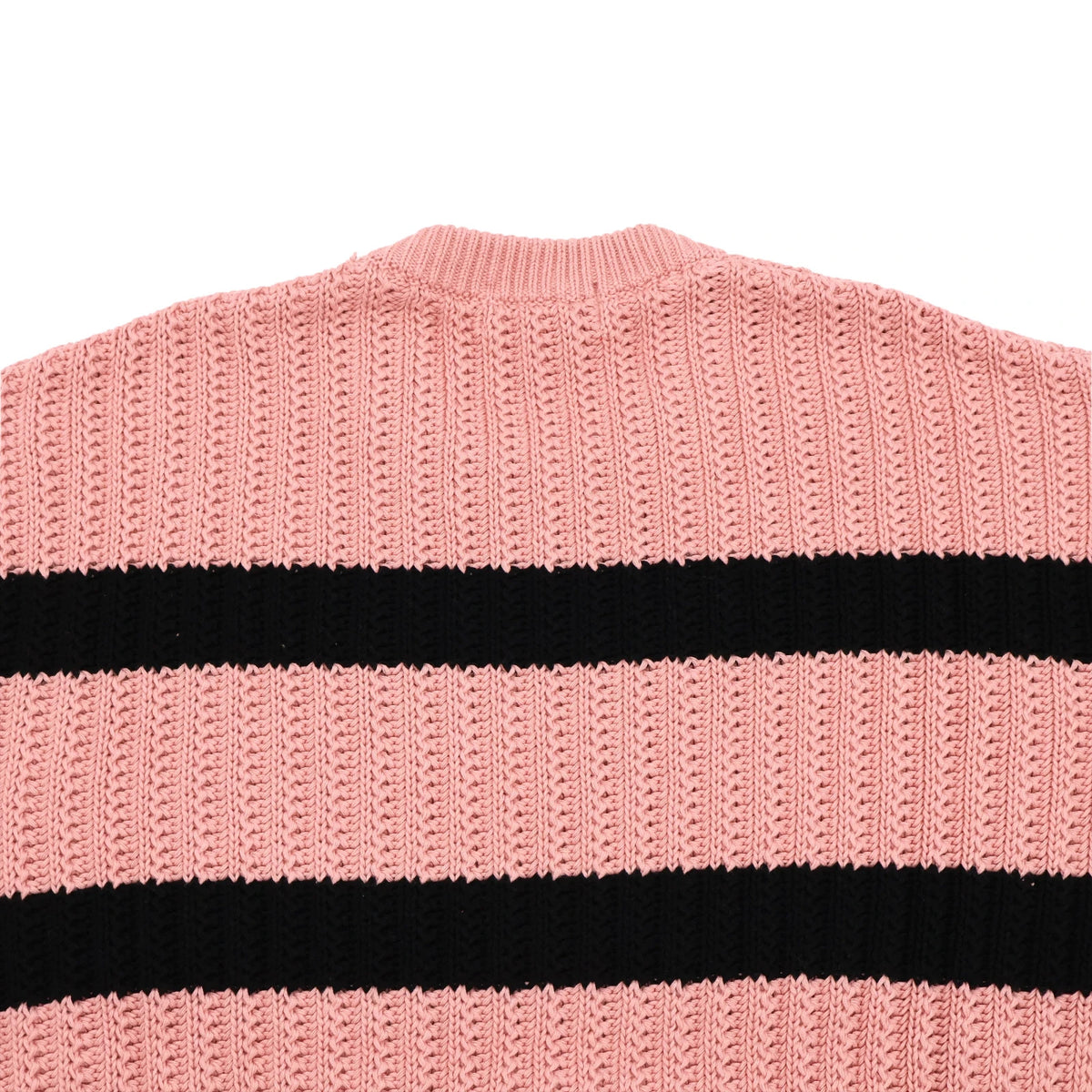 Supreme Loose Gauge Stripe Small Box Sweater Pink