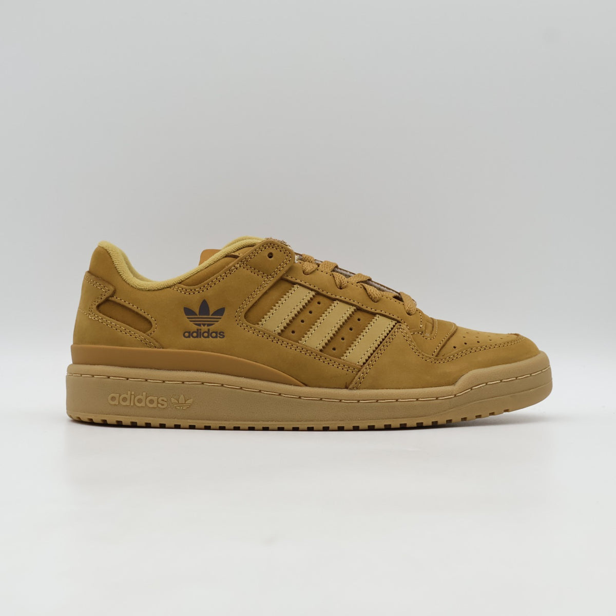KJ3483 adidas Originals Forum Low CL Mesa Gold Gum3 (Men's)