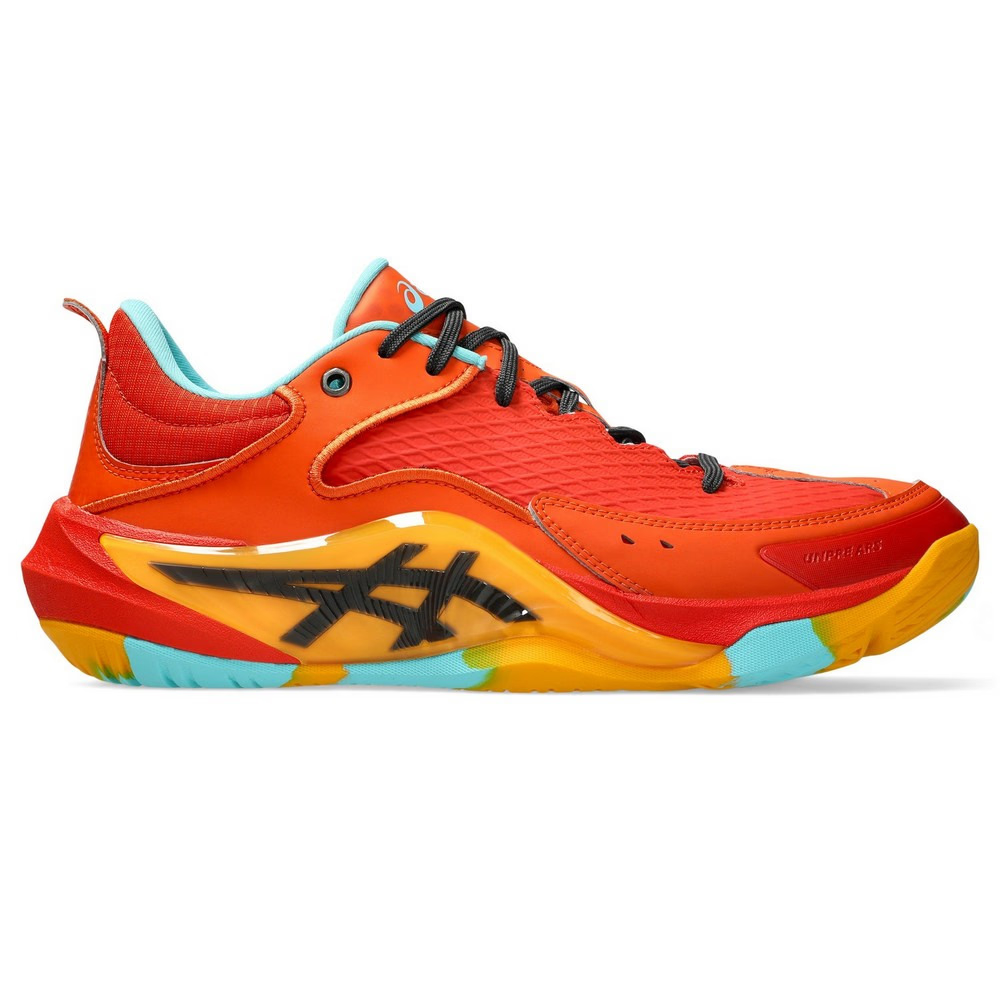 1063A113-600 Asics Unpre Ars Low 3 Red Clay/Graphite Grey (Men's)